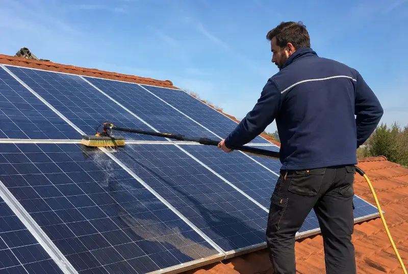 Nettoyage et entretien de panneaux solaires à Châteauneuf-du-Pape